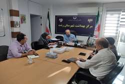 نشست مشترک مرکز بهداشت شهرستان رشت و شهرک صنعتی سپیدرود